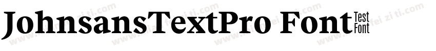 JohnsansTextPro Font字体转换